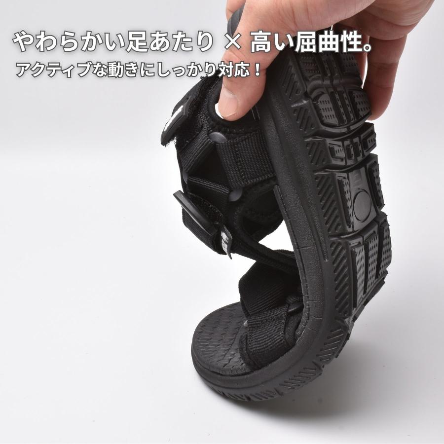 moz（モズ） スポーツサンダル メンズ 軽量 ストラップ スポサン