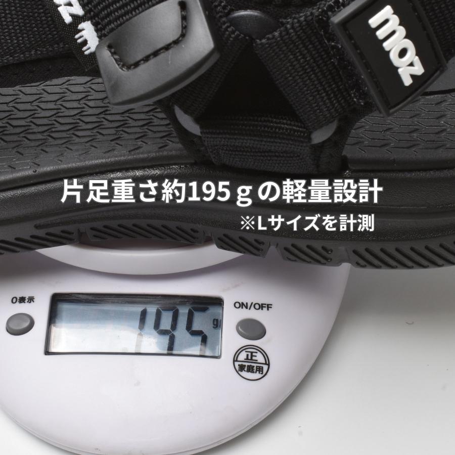 moz（モズ） スポーツサンダル メンズ 軽量 ストラップ スポサン