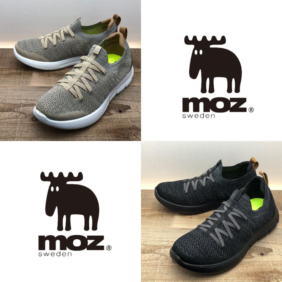 Moz モズ 春夏 スリッポン メンズ スニーカー ニット ソフト クッション 屈曲 通気性 ブラック ベージュ 靴 1227 超話題新作