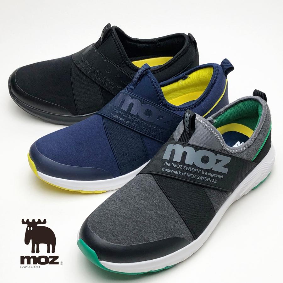 Moz モズ 22春夏 新作 スリッポン メンズ 軽量 フィット クッション Evaソール Tpr ブラック グレー ネイビー 靴 2221 Moz 2221 靴工房あきまい 通販 Yahoo ショッピング