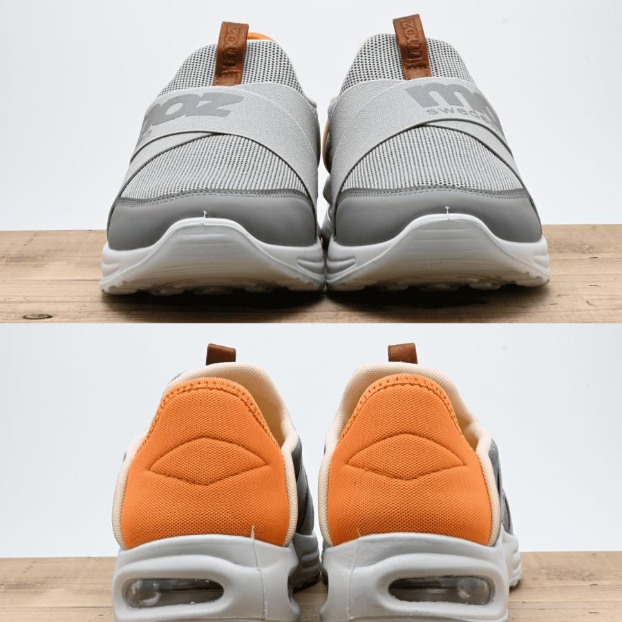 moz スリッポン メンズ スニーカー エアソール 踵が踏める 2WAY