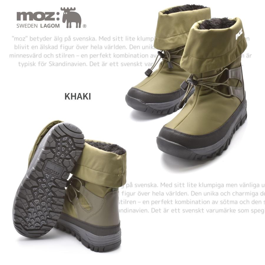 moz（モズ） メンズ ウィンターシューズ スノーブーツ 防寒 防水 防滑