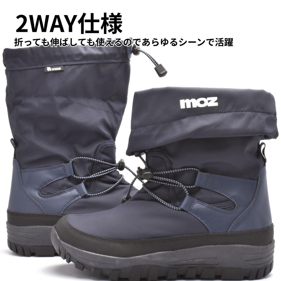 moz（モズ） メンズ ウィンターシューズ スノーブーツ 防寒 防水 防滑