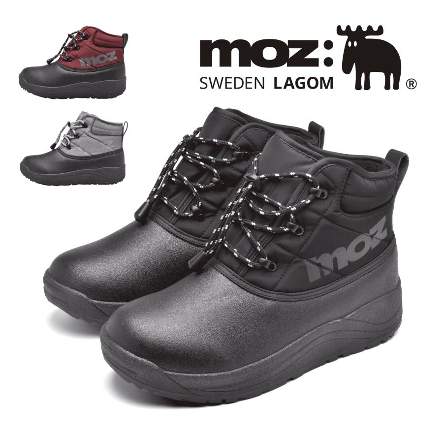 moz（モズ） メンズ スノーシューズ 防寒 防滑 防水 ブーツ 紳士 靴 冬