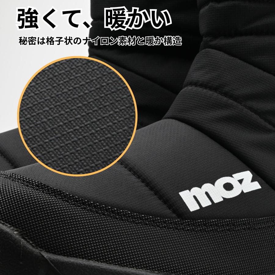 moz（モズ） スノーシューズ 防寒ブーツ メンズ 防水 防滑 フリース