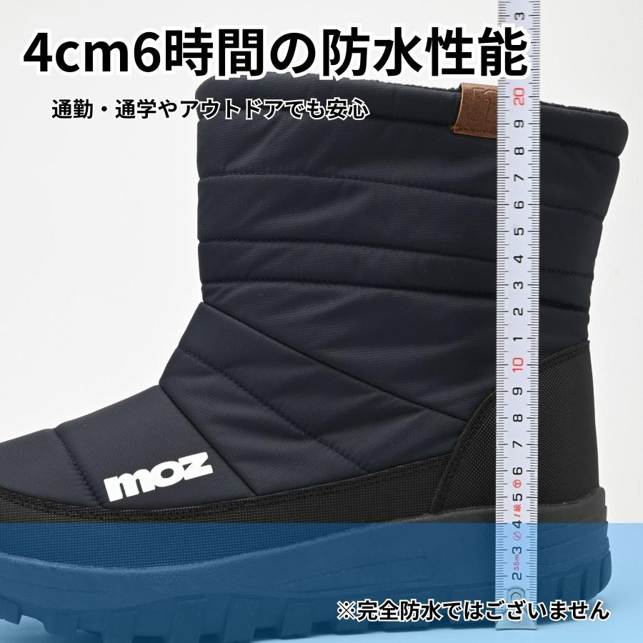 moz（モズ） スノーシューズ 防寒ブーツ メンズ 防水 防滑 フリース