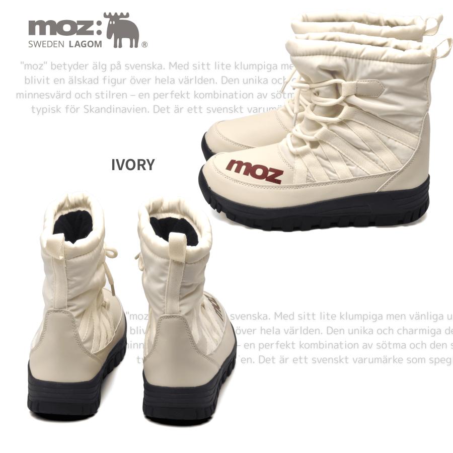 moz（モズ） メンズスノーブーツ 防寒 防水 防滑 レースタイプ