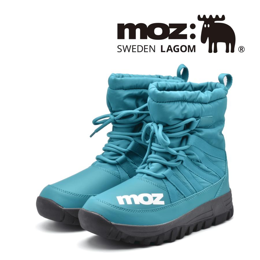 moz（モズ） メンズスノーブーツ 防寒 防水 防滑 レースタイプ