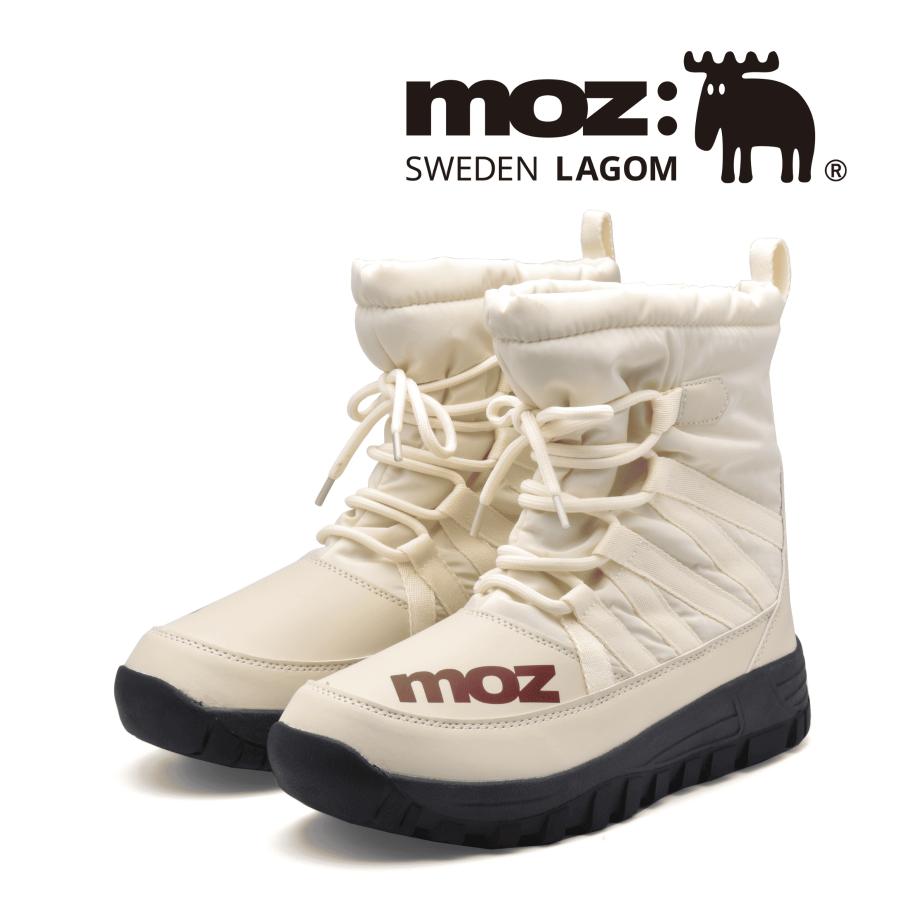 moz（モズ） メンズスノーブーツ 防寒 防水 防滑 レースタイプ