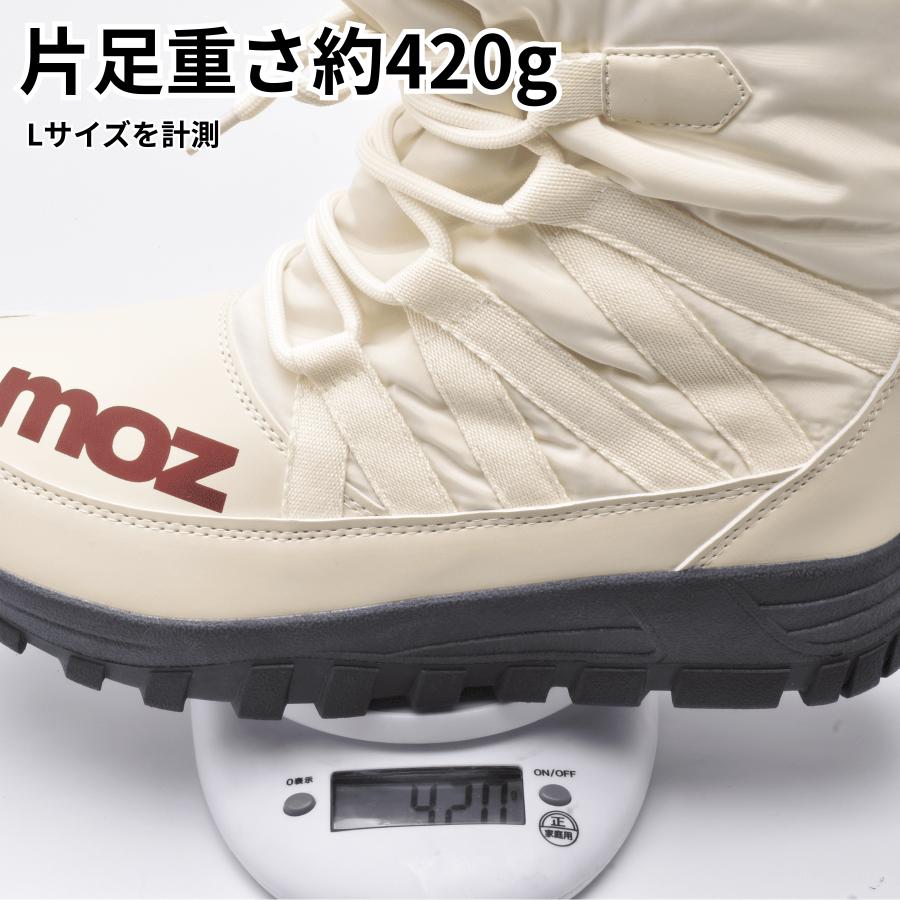 moz（モズ） メンズスノーブーツ 防寒 防水 防滑 レースタイプ