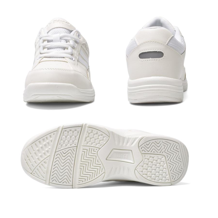 レディース スニーカー 軽量 幅広 3E 反射材 滑りにくい 定番 通勤