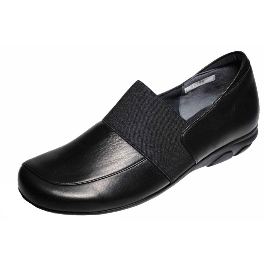 Monet 3 モネ ブラック 21cm 24 5cm Eee レディース スリッポン レザーシューズ 幅広 3 Bl Monet 靴のhoshikawa ヤフー店 通販 Yahoo ショッピング