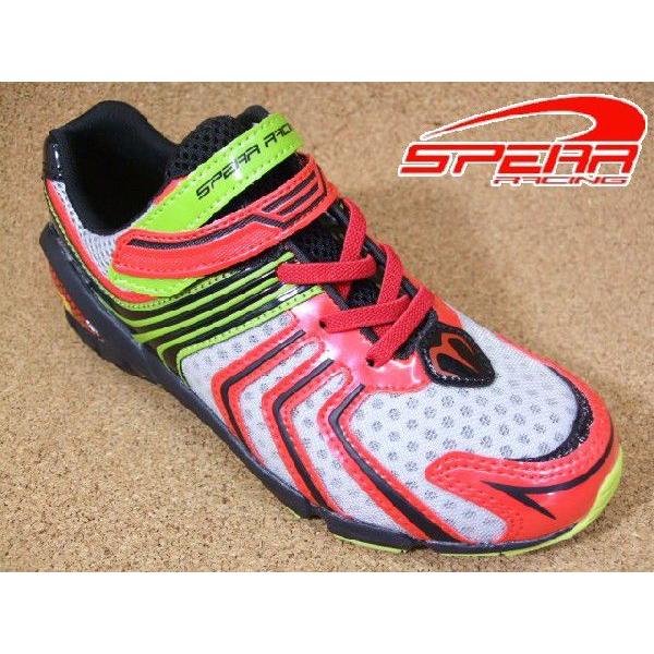 スピアレーシング SPEAR RACING　SR023 レッド/ブラック│ 男の子 スニーカー 19.0cm-24.5cm｜kutuya