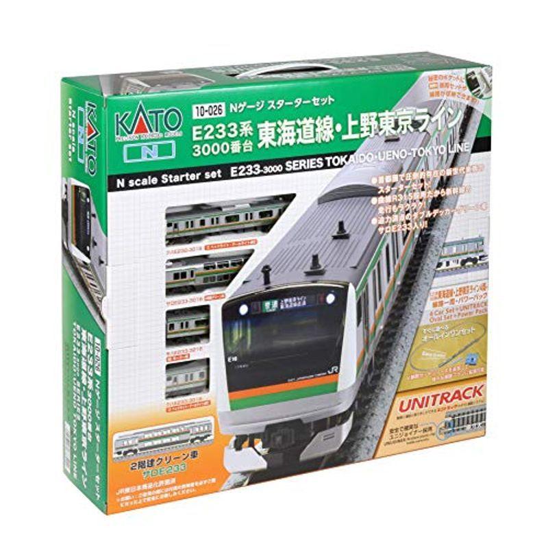 KATO Nゲージ スターターセット E233系3000番台 東海道線・上野東京ライン 10-026 鉄道模型入門セット