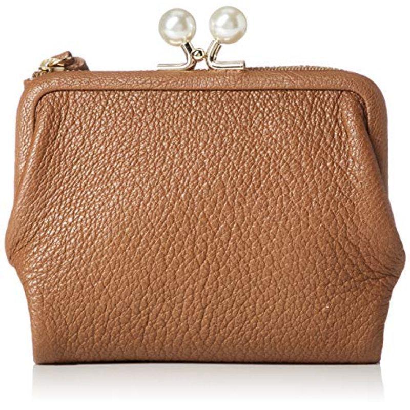 ペルケ アクリル玉がま口2つ折り財布 その他財布 財布 レディース 本革 アクリル玉がま口