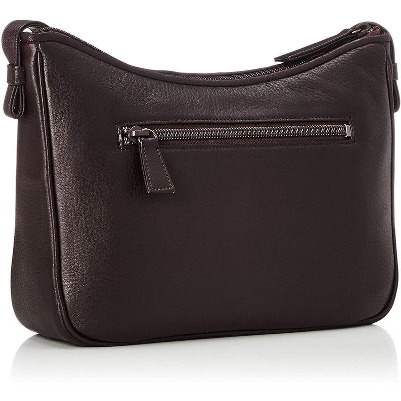 全3色/黒/赤/ベージュ ビアンコ ポニーメッシュパッチワークポシェット