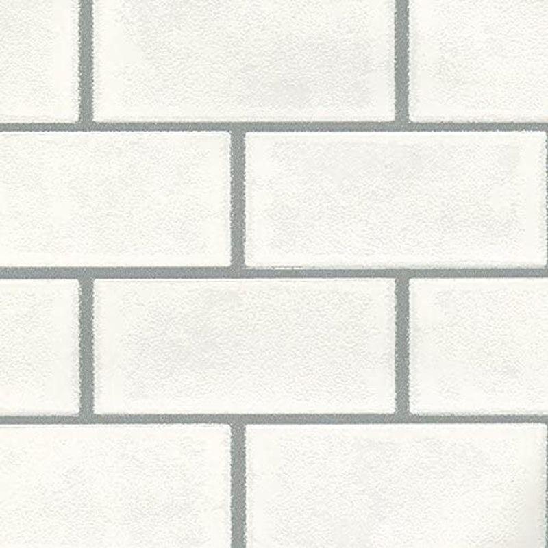 本格派ま シンコール 8432 ホワイト レンガ タイル調 壁紙40m 壁紙 Www Fortunabezorgen Nl