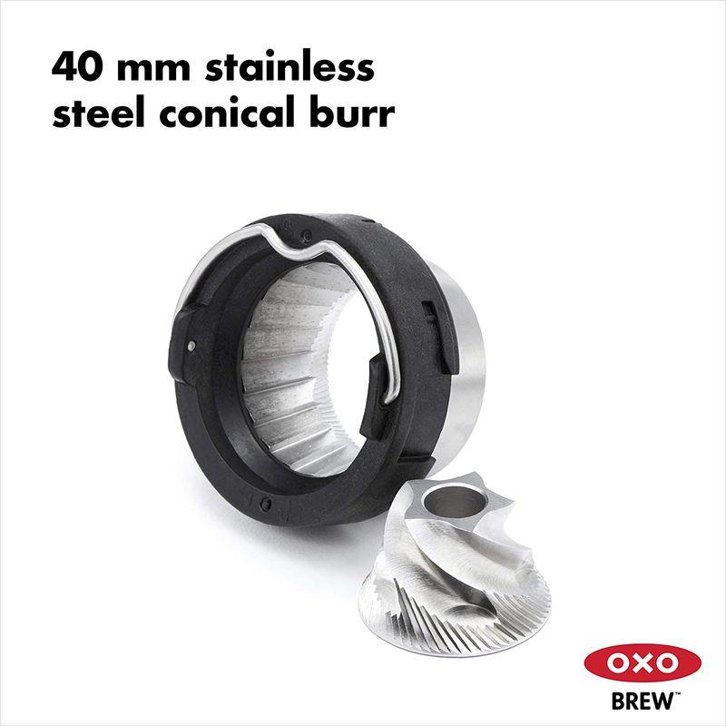 OXO ON コーヒーグラインダー 電動式 バリスタブレイン スケール付き 国内仕様 8710200 - 5
