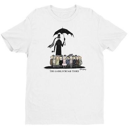 エドワード・ゴーリー Tシャツ 「ギャシュリークラムのちびっ子たち 