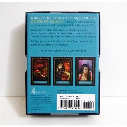 英語版 Wisdom Of The House Of Night オラクルカード コレット バロン リード くうねる堂 通販 Yahoo ショッピング