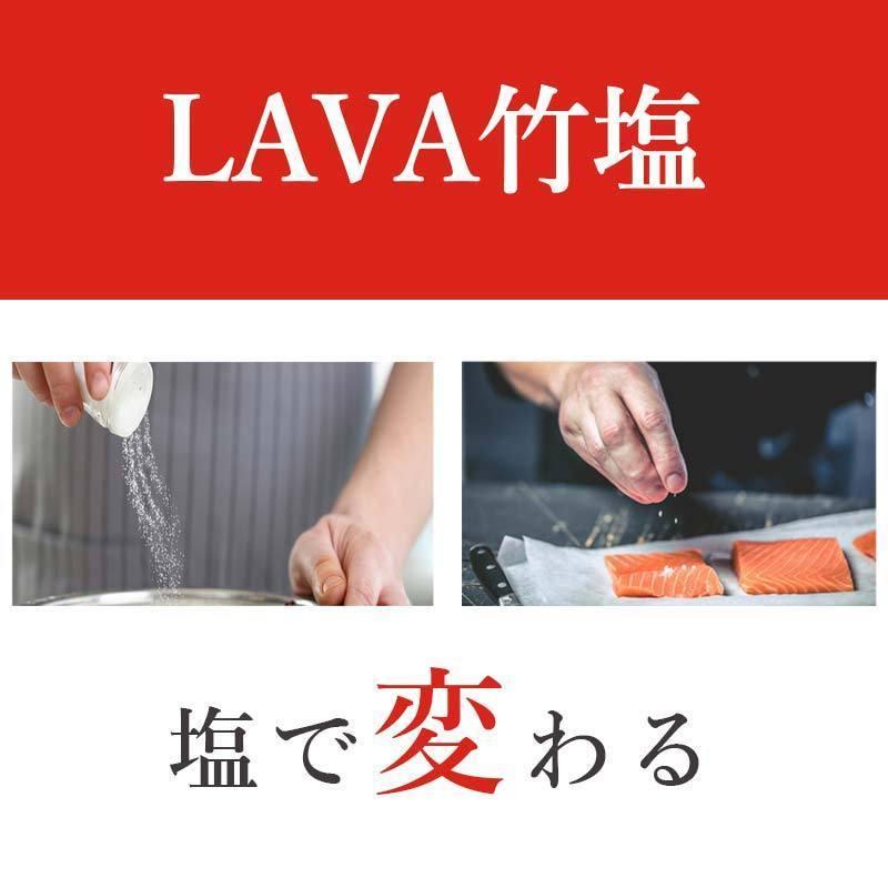 竹塩 塩 10g 送料無料 (LAVA竹塩 9回焼き) ミネラル 還元力 無添加 天