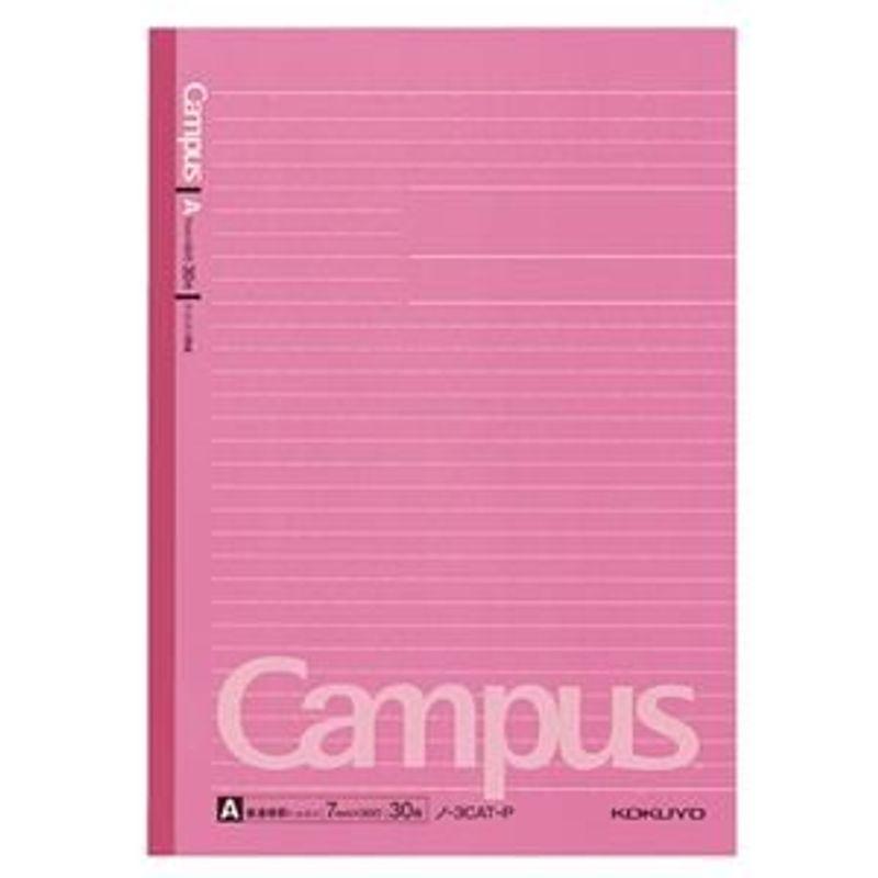 ブランドのギフト A罫 セミB5 キャンパスノート(ドット入り罫線・カラー表紙) コクヨ (まとめ) 30枚 ×40セット 1冊 ノ-3CAT-P ピンク ノート