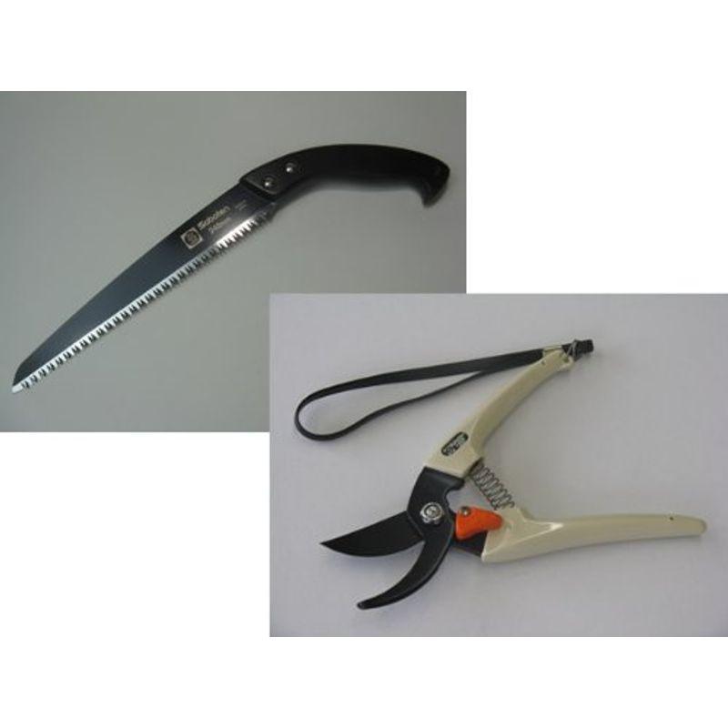 2点セットno ｓ １ 回転式芝生鋏 No 1070 Kuwaeの2点