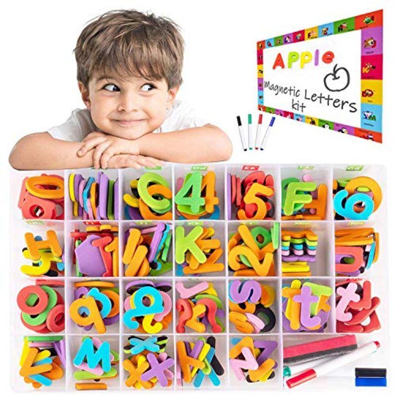 アルファベットパズル マグネット 英語 数字パズル 子供のおもちゃ 知育玩具 単語学習 色形認知 英語教育 指先訓練おもちゃ 大文字 小文字 Kuwae 通販 Yahoo ショッピング