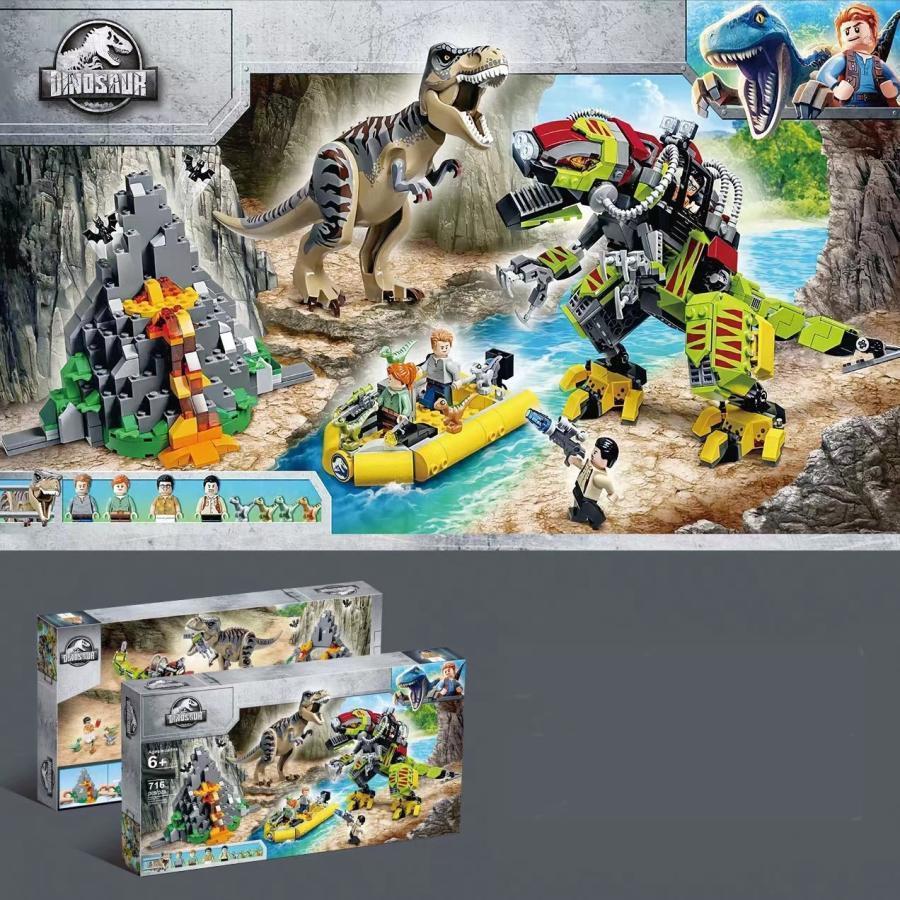 レゴブロック LEGO ジュラシック?ワールド T-レックス vs. メカきょう 