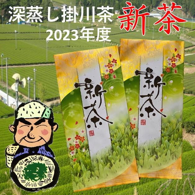 お茶 2023年 100ｇ×2本  深蒸し掛川茶｜kuwaharaen｜03