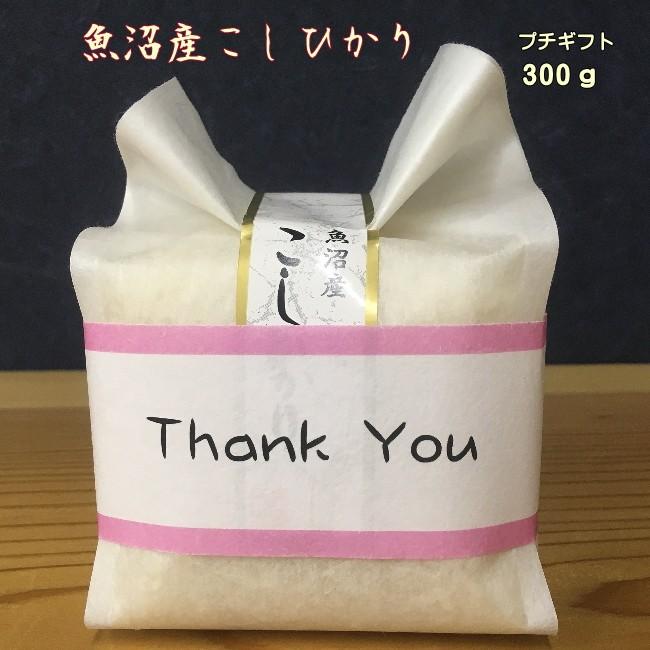 ぷちギフト 結婚 引っ越し 挨拶 退職 お返し 御祝【令和7年 白米300ｇ】かわいい お米 魚沼産コシヒカリ プレゼント交換 | コシヒカリ | 05