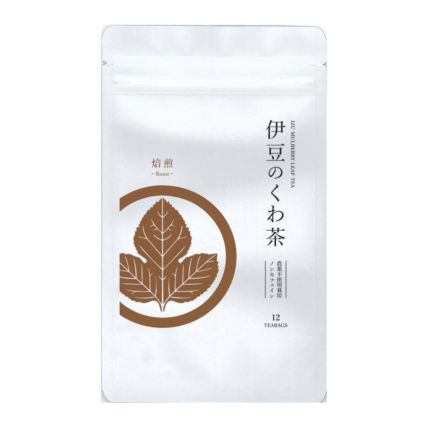 伊豆のくわ茶　焙煎1.5g×12包入（Teabag）　桑葉ほうじ茶　桑屋　農薬不使用　無添加　ノンカフェイン　松崎町産 | 