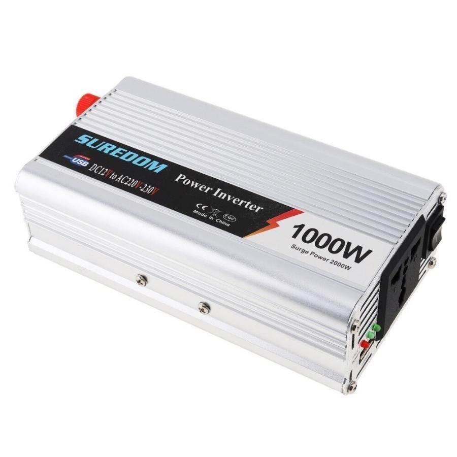 インバーター コンバーター 1000W 車 DC 12V 24V AC 220V 110V USB 自動電源 アダプター 充電器 電圧｜kuya｜04