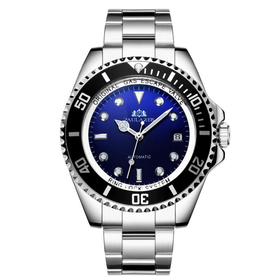 メンズ腕時計 ROLEX オマージュ PAULAREIS 日本未発売品 腕時計 ディープシースタイル 自動巻き｜kuya｜05