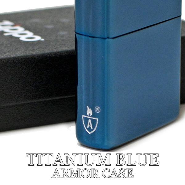 ZIPPO（ジッポー） アーマー 16-BLTT チタンコーティング ブルー UNMiX