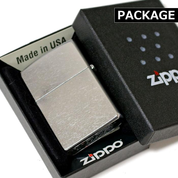 ZIPPO（ジッポー） 207 ストリートクローム 無地 銀色 シンプルなZIPPO