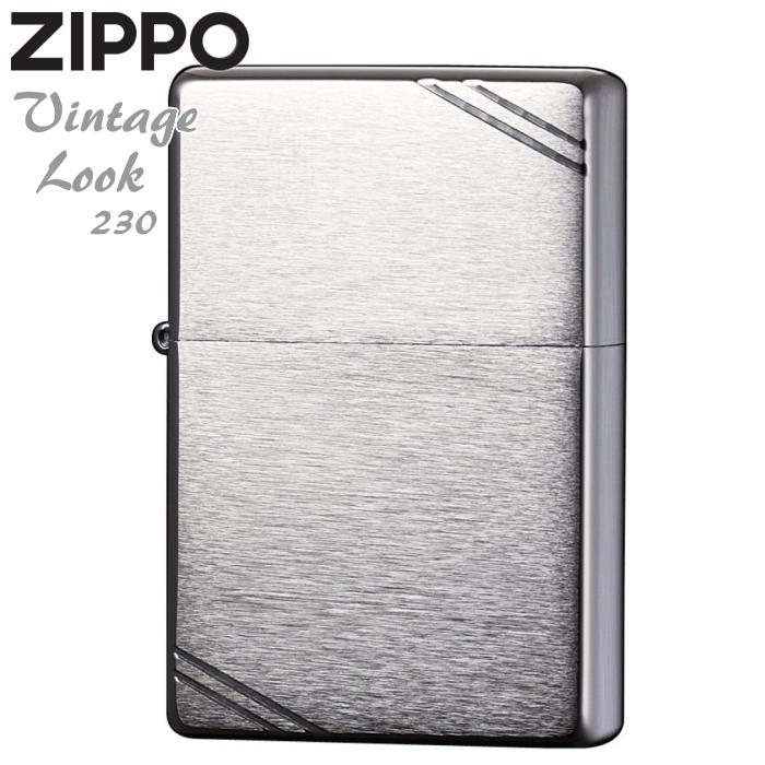 ZIPPO（ジッポー） 230 フラットトップ // ブラッシュクローム 無地