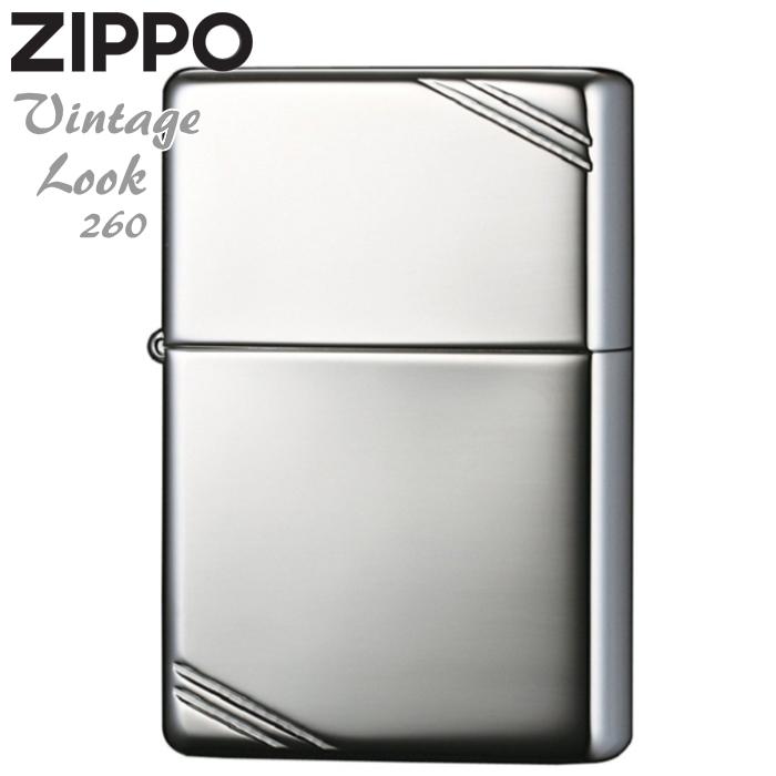 23 新品・未使用ジッポコレクション ZIPPO（ジッポー） 260 フラットトップ ハイポリッシュクローム 無地