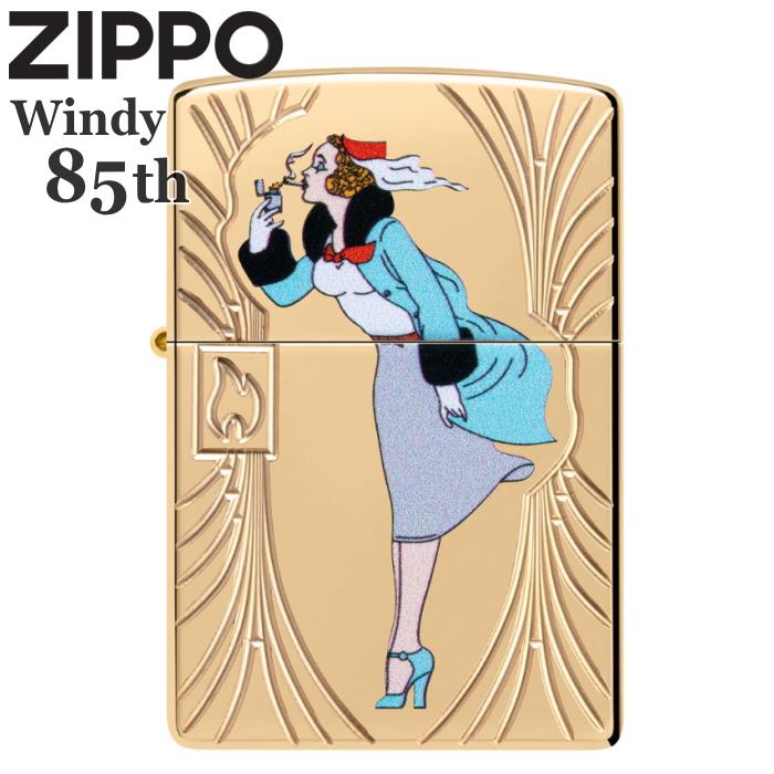 ボカロ　歌い手　イラスト　オイルライター　zippo 風　セットBVR3 ZIPPO（ジッポー） ウィンディ 85周年記念モデル 2022 Windy 85th