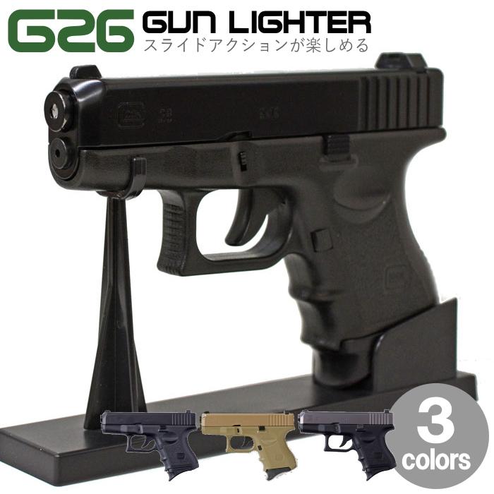 レトロライター　ピストル型　admirai ターボライター | アドミラルG26ターボライター・ガンメタ