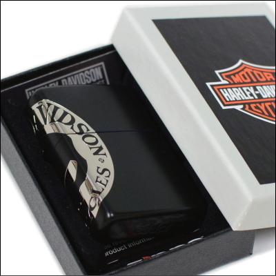 ZIPPO ジッポー HDP-32 ハーレーダビッドソン ドクロロゴ4面加工 