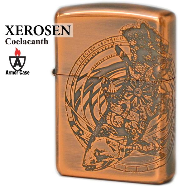 Zippo かっこいい ジッポー Xerosen Xerosen ゼロセン 162 アーマー シーラカンス シーラカンス カッパー 渋い かっこいい ジッポーライター オイルライター Zippo Hl 喫煙具屋 Zippo Smokingtool Shop