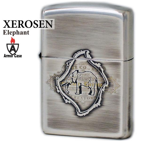 Zippo ジッポー Xerosen ゼロセン 162 オイルライター アーマー エレファント 渋い ゼロセン 喫煙具 ライター かっこいい Zippo