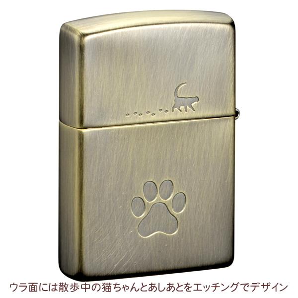 ZIPPO（ジッポー） キャットポー BS 真鍮古美 80043 ユーズド加工 猫 