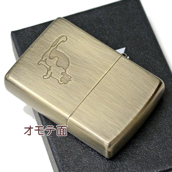 ZIPPO（ジッポー） キャットポー BS 真鍮古美 80043 ユーズド加工 猫 