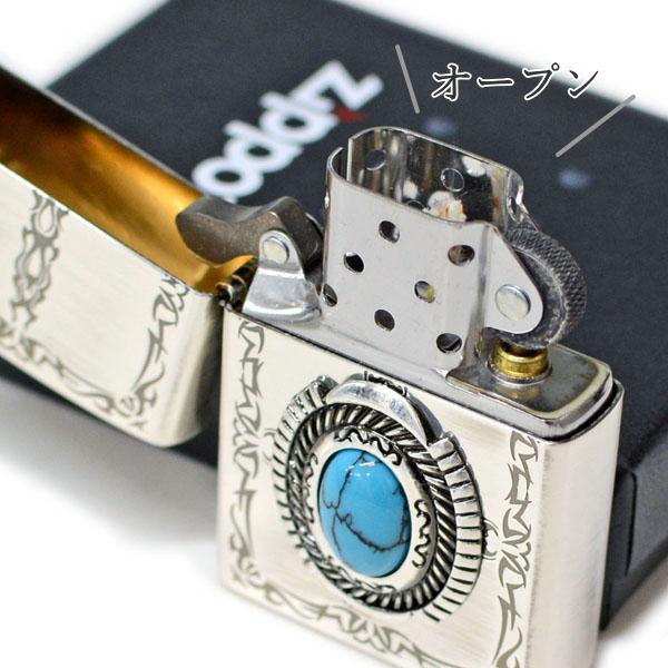 ZIPPO（ジッポー） ライター ターコイズスタイル タトゥーデザイン 