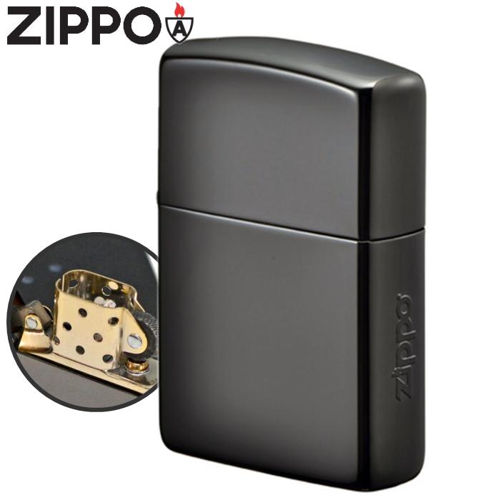 新品♥08E'Zippo❤『竹取物語』ブラックチタンミラー♥送料無料❤ ZIPPO（ジッポー） アーマー ブラックチタンコーティング ミラー 80069