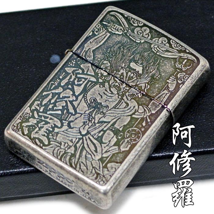 ZIPPO（ジッポー） 阿修羅 銀イブシバレル 神仏 ライター 正規品