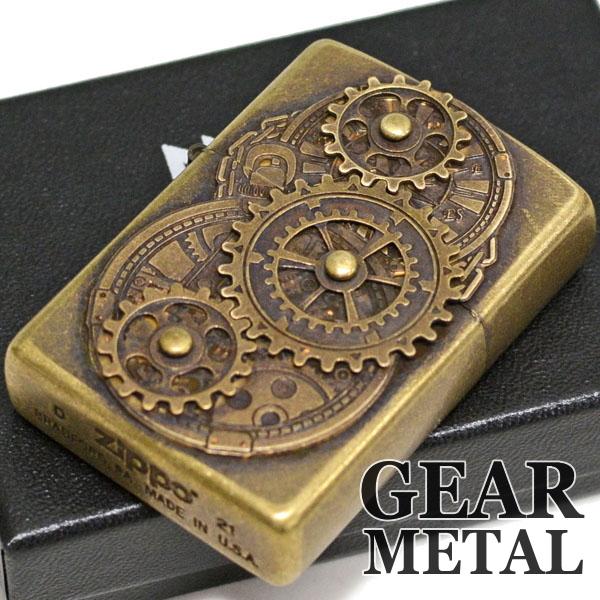 ZIPPO（ジッポー） ZG-BB ギアメタル ブラスバレル 可動式歯車