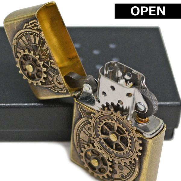 ZIPPO（ジッポー） ZG-BB ギアメタル ブラスバレル 可動式歯車